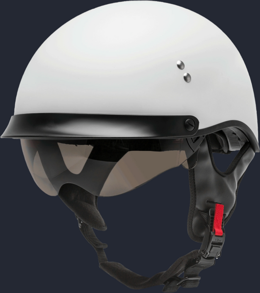 Hh 65 Half Helmet Full Dressed Matte White