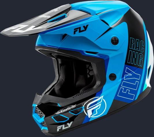 Kinetic Rally Helmet Blue/Black/White