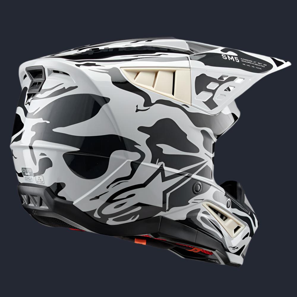 S M5 Mineral Helmet Cool Grey/Dark Grey Glossy