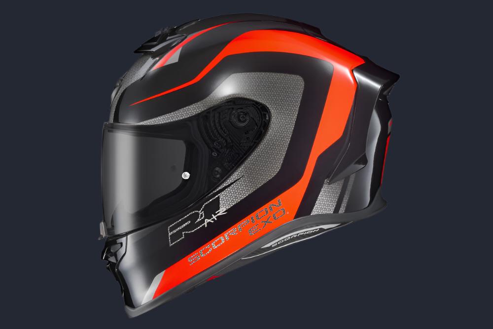 Exo R1 Air Full Face Helmet Hive Red/Black