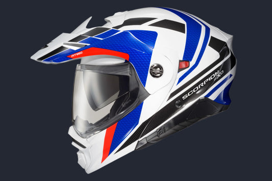 Exo At960 Modular Helmet Hicks White/Blue