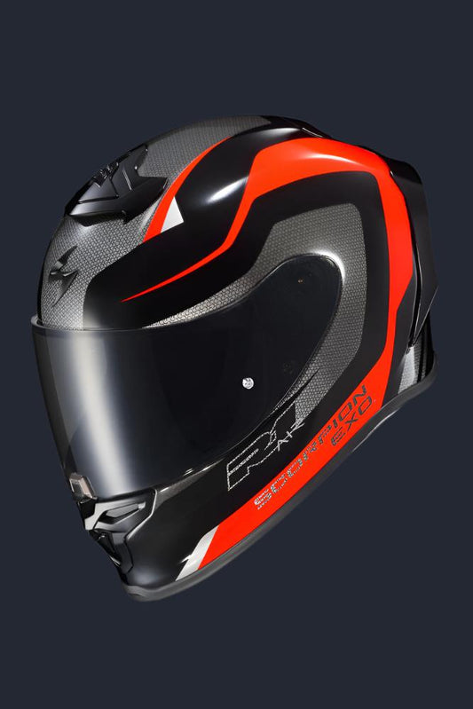 Exo R1 Air Full Face Helmet Hive Red/Black