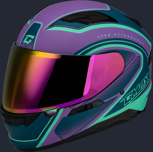 Ff 98 Aftershock Helmet Matte Purple/Blue