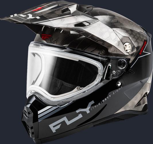 Trekker Cw Conceal Helmet Elec Shld Black/Grey/White