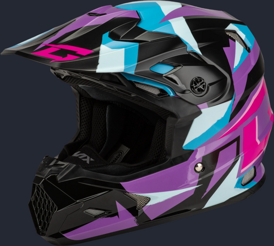 Mx 96s Splinter Helmet Black/Purple/Blue