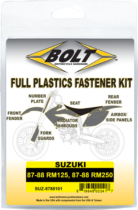 Full Plastic Fastener SUZUKI