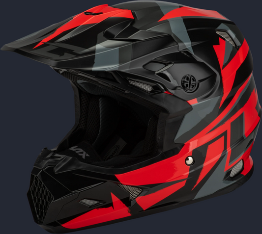 Mx 96s Splinter Helmet Black/Red