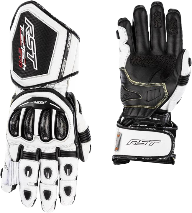 Tractech Evo 4 Ce Glove White/White/Black Sm