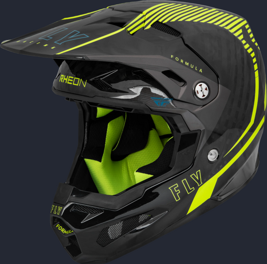 Formula Carbon Tracer Helmet Hi Vis/Black