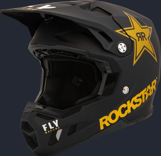 Formula Cc Rockstar Helmet Matte Black/Gold