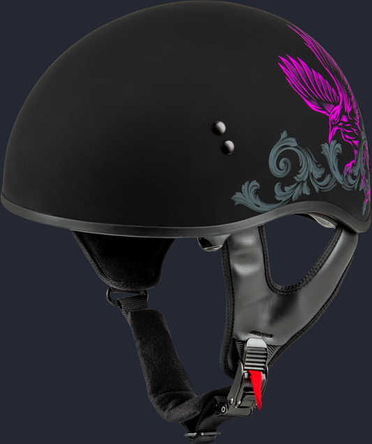 Hh 65 Corvus Helmet Matte Black/Purple/Grey