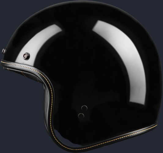 .38 Retro Helmet Gloss Black