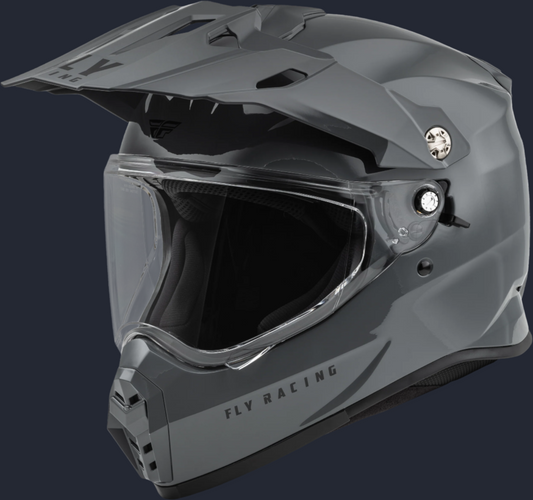 Trekker Solid Helmet Grey Xs