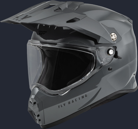 Trekker Solid Helmet Grey