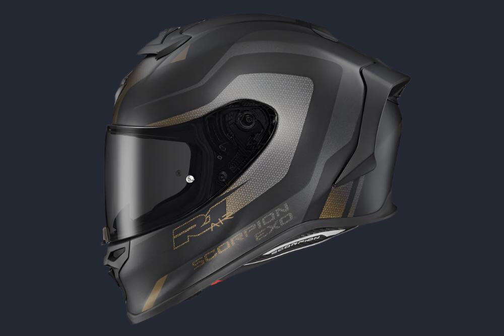 Exo R1 Air Full Face Helmet Hive Gold/Black