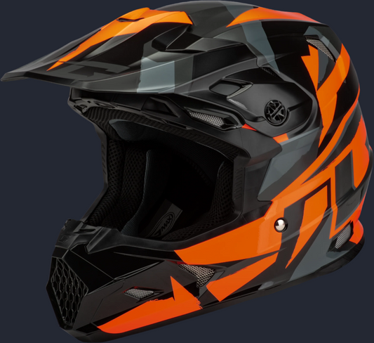 Mx 96 Splinter Helmet Black/Orange