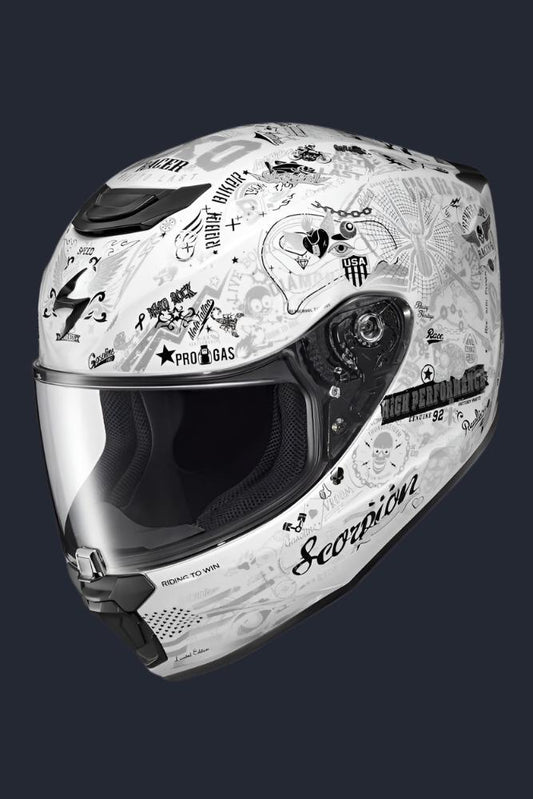 Exo R420 Full Face Helmet Shake Ii White