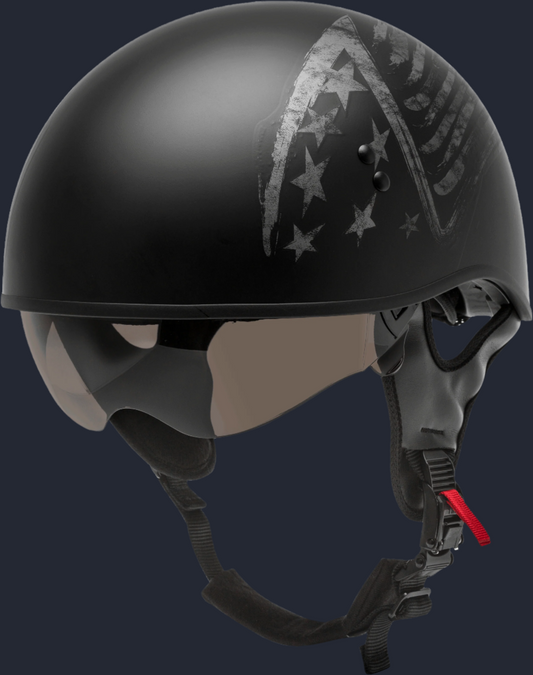 Hh 65 Half Helmet Bravery Matte Black/Grey