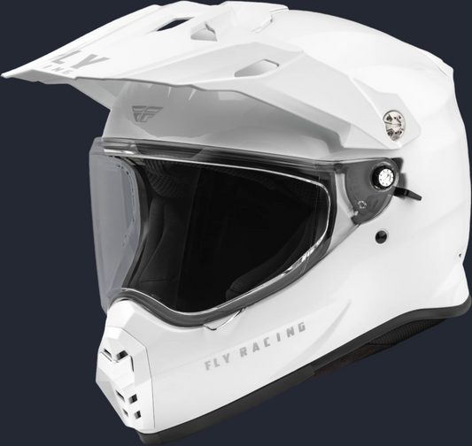 Trekker Solid Helmet White