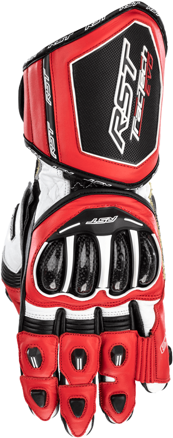 RST Tractech Evo 4 CE Glove Red/White/Black