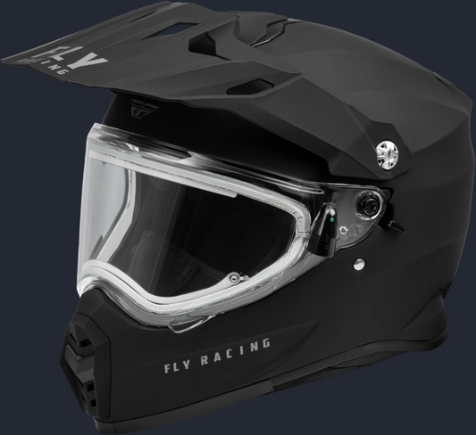 Trekker Cw Solid Helmet Elec Shld Matte Black