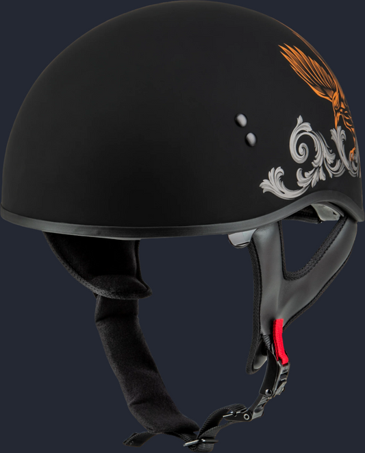 Hh 65 Corvus Helmet Matte Black/Silver/Orange