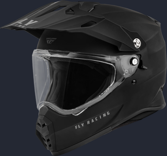 Trekker Solid Helmet Matte Black